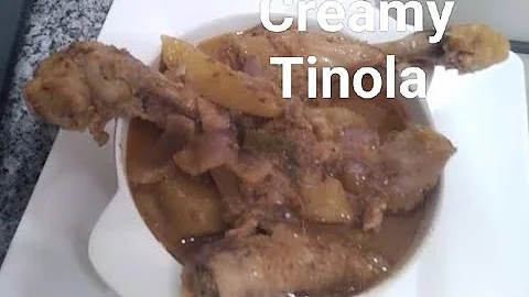 Creamy tinola#satisfying #asianfood #tinolangmanok #creamy