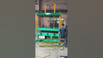Servo press machine with PLC touchscreen