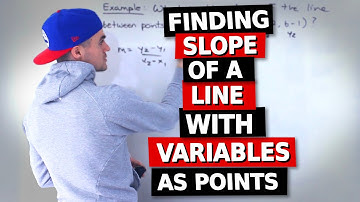 QMS 110 - Finding Slope of a Line with Variables as Points  - Ryerson University
