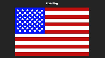Build the US Flag Using HTML and CSS | Voiceless Tutorial