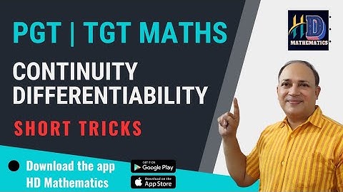 pgt/tgt maths classes full syllabus calculus short tricks of continuity differentiability 7390065849