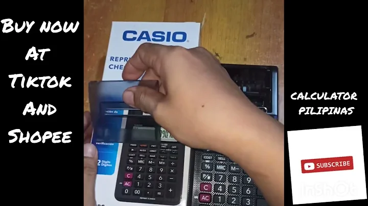 CASIO HR-8RC PRINTING CALCULATOR