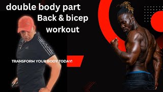 Double body part back and bicep workout/therambofitness/trendingvideo