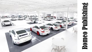 Огромная коллекция белых Porsche за 30 миллионов долларов | Romeo Publishing