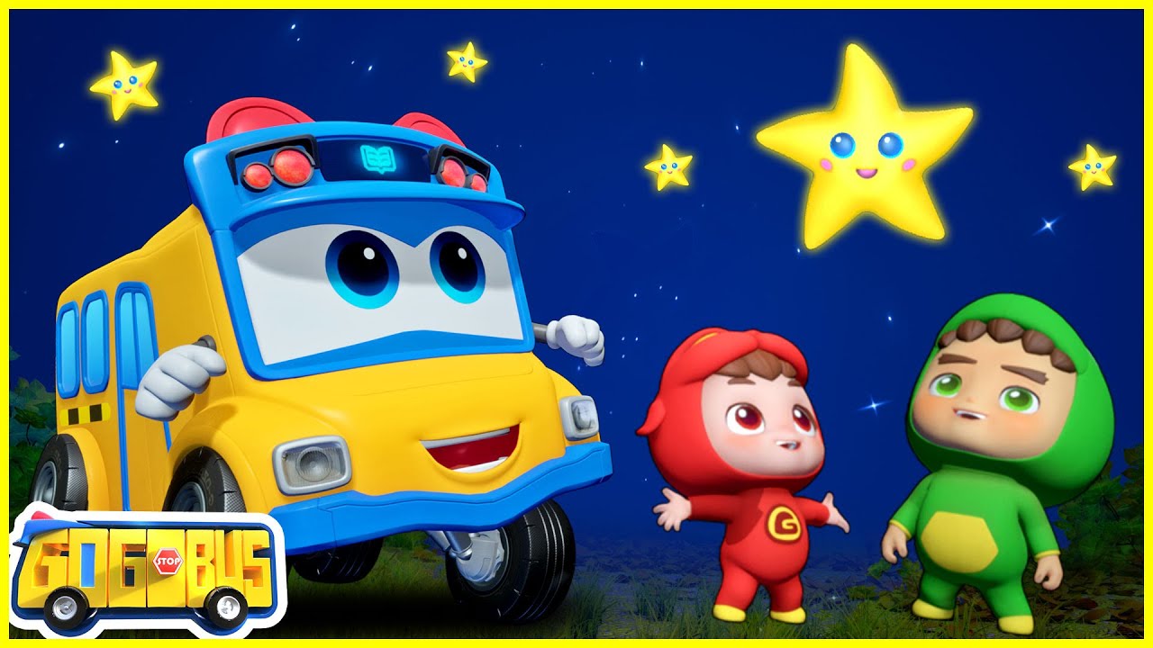 Mira Twinkle Twinkle Little Star⭐ 🚌  | GoGoBus Nursery Rhymes and Kids Songs en YouTube