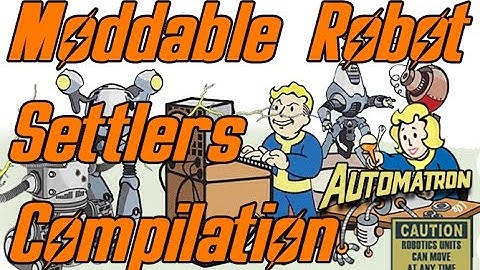 Moddable Robot Settlers - Fallout 4 mod