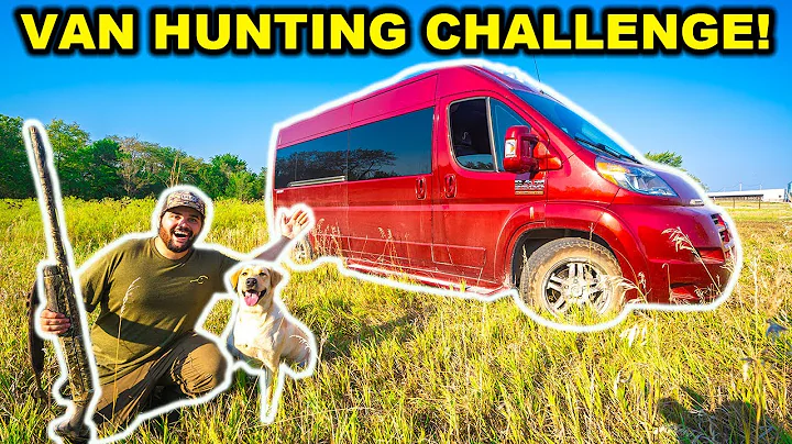 Epic HUNTING Challenge with OFF-GRID Van!!! (Catch...