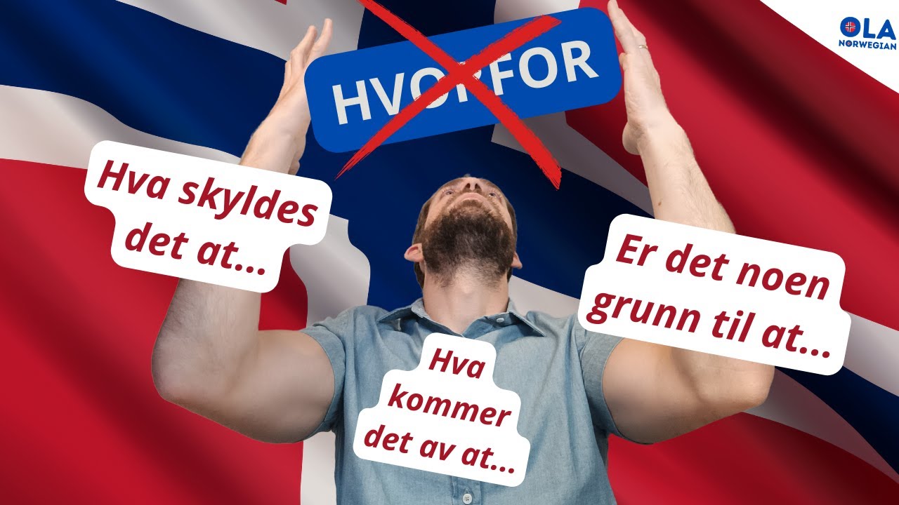 Slutt å si HVORFOR!