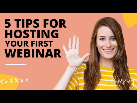 5 Tips for Hosting Your First Webinar