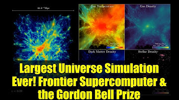 Largest Universe Simulation Ever! Frontier Supercomputer & the Gordon Bell Prize