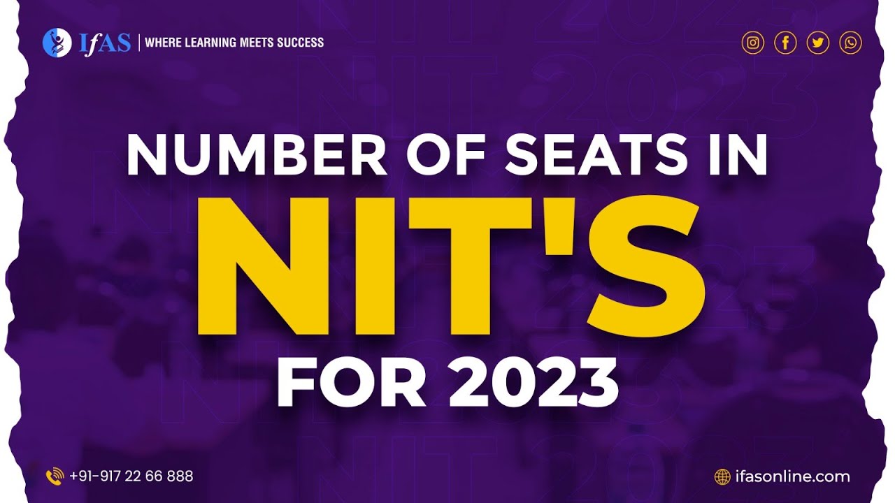 2023 NIT's How Many Seats? WATCH Now and Find Out ! YouTube