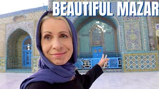 AFGHANISTAN female tourist: Mazhar-I-Sherif 2022