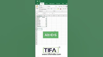 Excel Data Management: How to Organize Data by Rows and Columns|TIFA Education