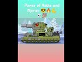 power of Ratte and Fijeron 😎🔥💪☠️💯#homeanimations #tank_cartoon #shortsfeed #edit #shorts
