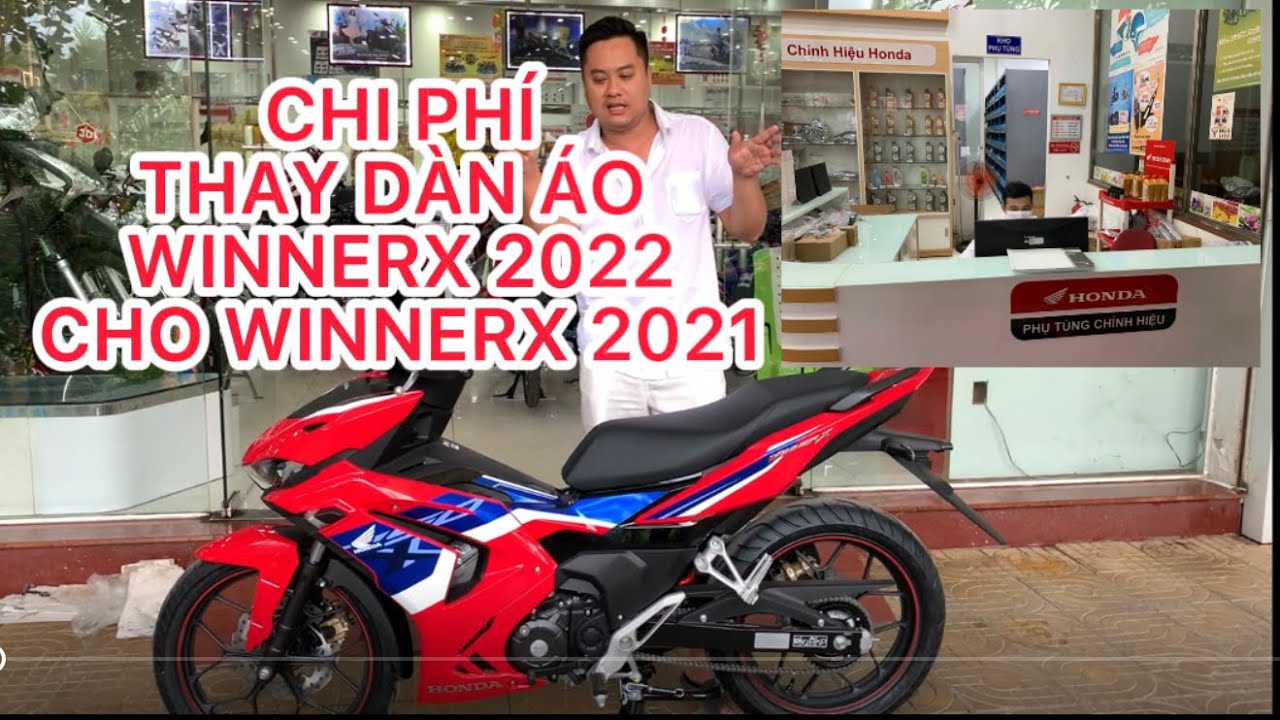 Dàn áo Honda Winner X 2022 chính hãng  Màu sắc mới nhất