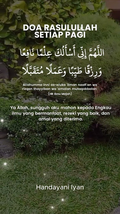 Doa Rasulullah Setiap Pagi #doarasulullah #doapagi #doaislam