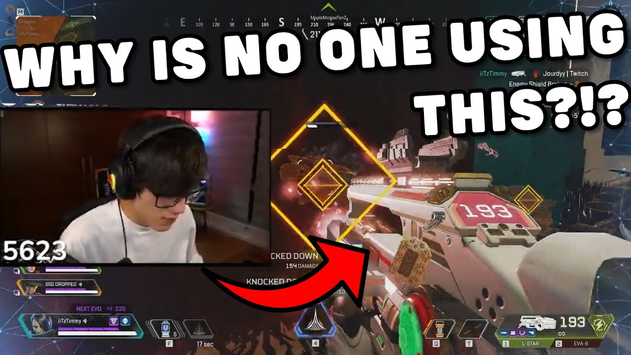 when iitzTimmy uses the MOST Underrated Gun in apex legends! 😱