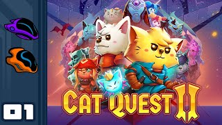 Let's Play Cat Quest 2 [Co-Op] - PC Gameplay Part 1 - Prepurr For Terrible Puns