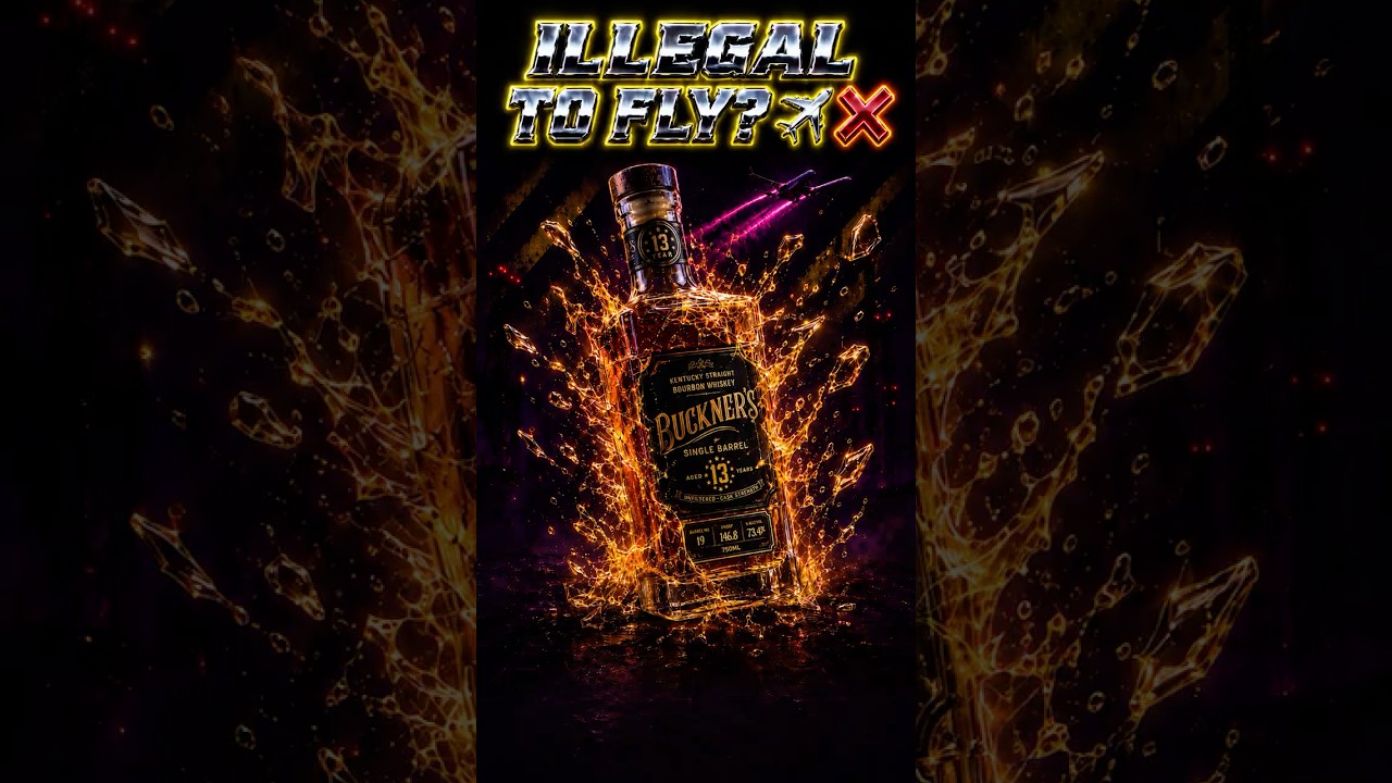 Why 140+ Proof HAZMAT Bourbon is Illegal to Fly With ❌✈️