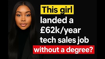 How Shadia, an audit apprentice, Landed a £62K/Year Tech Sales Job with 0 Experience and no degree