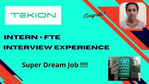 Tekion Interview Experience | On-Campus | VIT | CSE | SuperDream Job | 2022 #placements