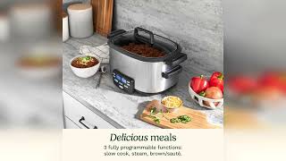 Review: Cuisinart 3-In-1 Cook Central 6-Quart Multi-Cooker: Slow Cooker, Brown/Saute, Steamer,...