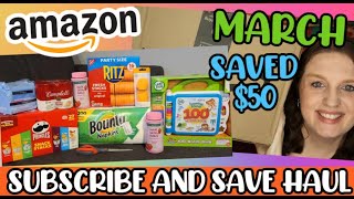 Amazon Subscribe and Save Haul || April 2024 || Saved Over $50 || Brandclub Savings