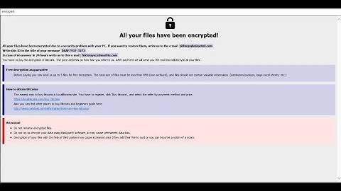 Remove pHv1 ransomware (Phobos family).
