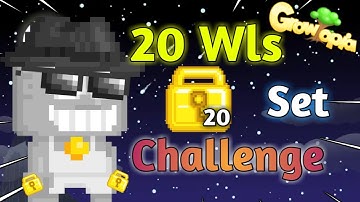 20 WL Set Challenge | Growtopia - Set Challenge #2