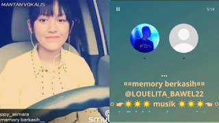 Happy Asmara - Memori Berkasih (video karaoke duet bareng artis) smule cover screenshot 2