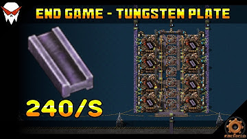 Factorio: Tungsten Plates T5 Blueprint - End Game (Space Age DLC)