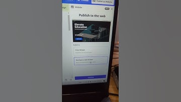 How To Make Your Canva Website Live