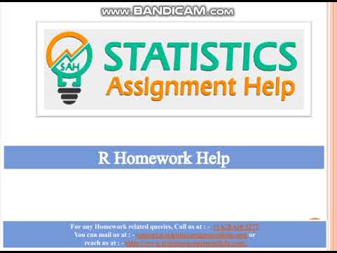 R Homework Help