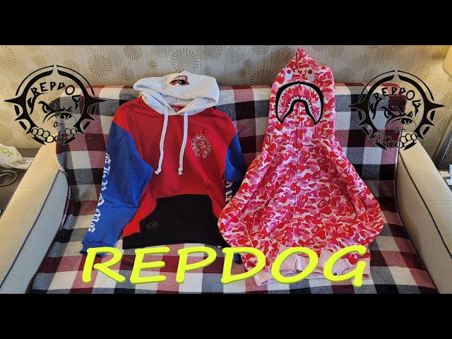 Bape Pink Camo Hoodie & Chrome Hearts Hoodie from RepDog 