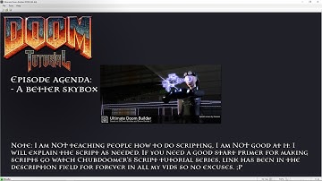 50 - A better skybox - Ultimate Doom Builder with the Lazygamer