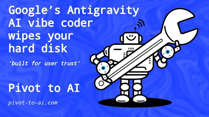 Google Antigravity AI vibe coder wipes your hard disk