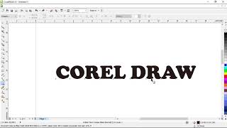 Efek Pada Corel Shadow Extrude Countur