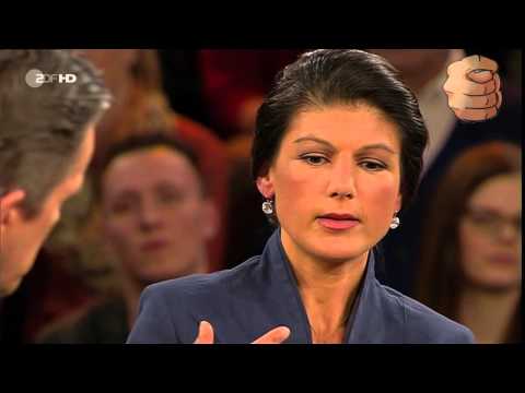 Sahra Wagenknecht bei