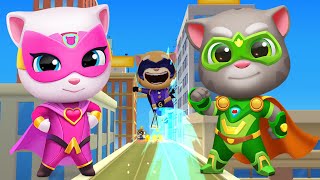 Talking Tom Hero Dash All Characters vs All Special Missions Android iOS