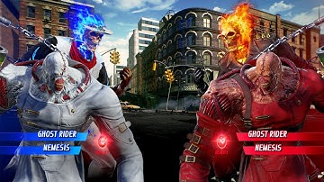 Ghost Rider & Nemesis VS Ghost Rider & Nemesis (Very Hard) - Marvel vs Capcom | 4K UHD Gameplay