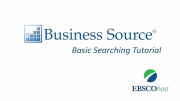 Business Source - Basic Searching on EBSCOhost