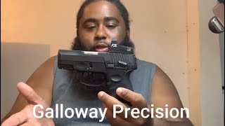 Optic Mount Plate for Taurus G2 series and G3, or TX22 Pistols by Galloway Precision