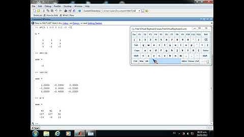 Introducción a matrices en matlab parte 1 Julio Morales