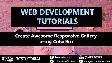 Create Awesome Responsive Gallery using ColorBox