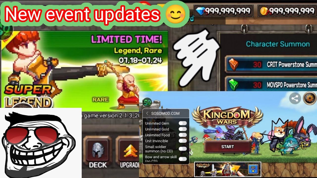 Kingdom Wars Mod Apk Terbaru V3.0.2 All Character Unlocked - Unlimited Diamond in 2023 💹