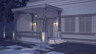 Exterior modeling in 3ds max- Part 10 # VRay exterior HDRI Lighting