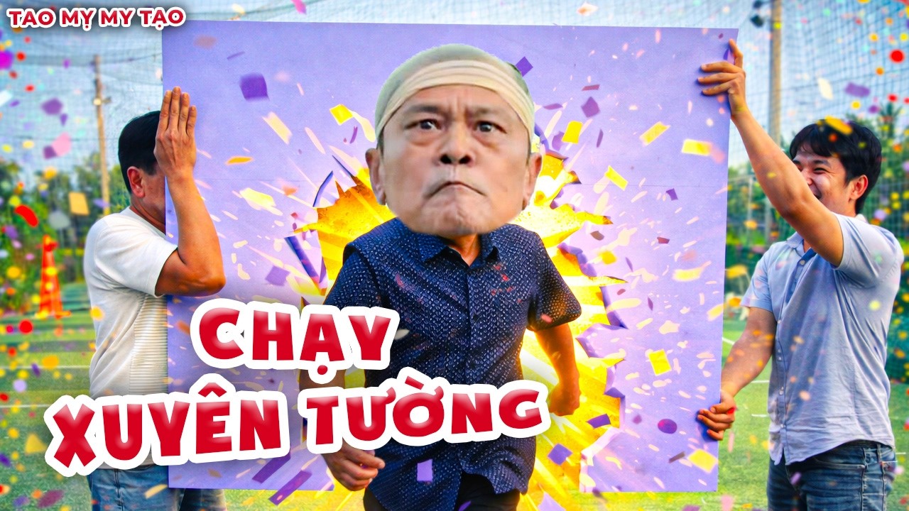 Cười Sặc Với Thử Thách Chạy Xuyên Tường Nhận Thưởng | Tao Mỵ My Tạo
