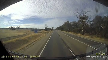 Overtaking ute nearly causes head on crash