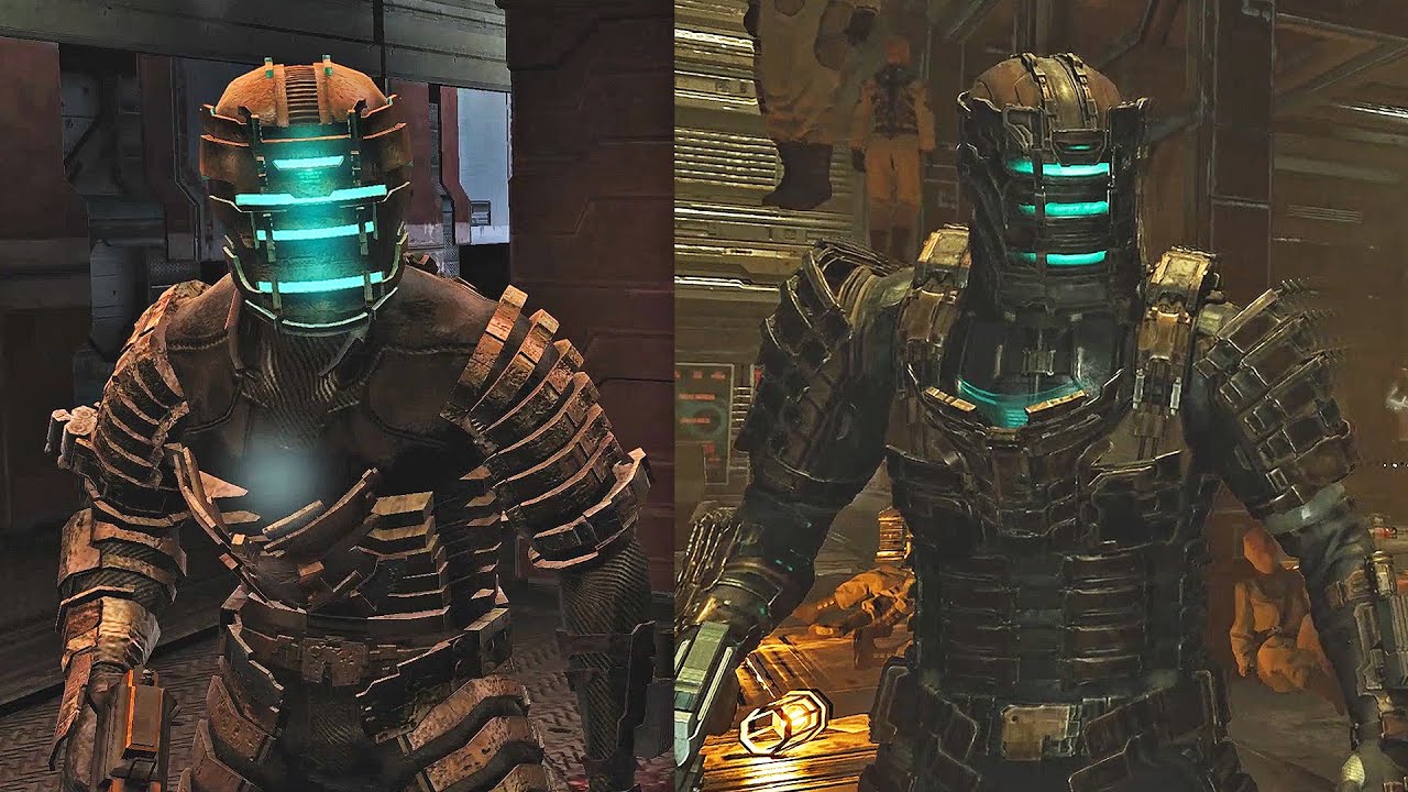 The change in suit design : r/DeadSpace