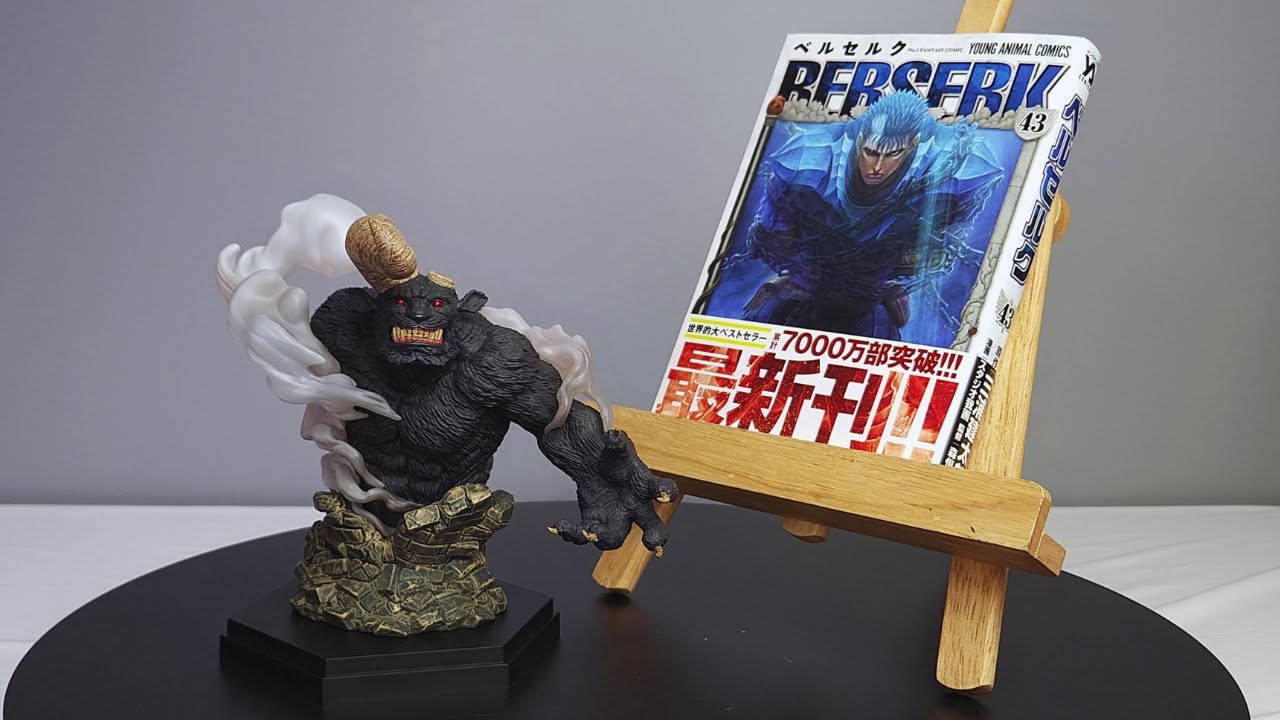 [HAKUSENSHA] -Berserk 43- Zodd bust statue figure/[백천사] -베르세르크 43권- 조드 흉상 스태츄 피규어